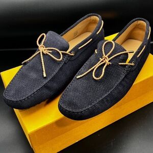 New In Box Tod’s Navy Laccetto Gommini 122 Men Size US 9.5